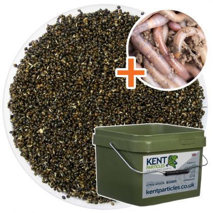 Kent Particles Prepared Hemp & Chopped Lobworm: click to enlarge