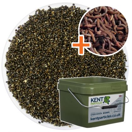 Kent Particles Prepared Hemp & Chopped Dendrobaena: click to enlarge